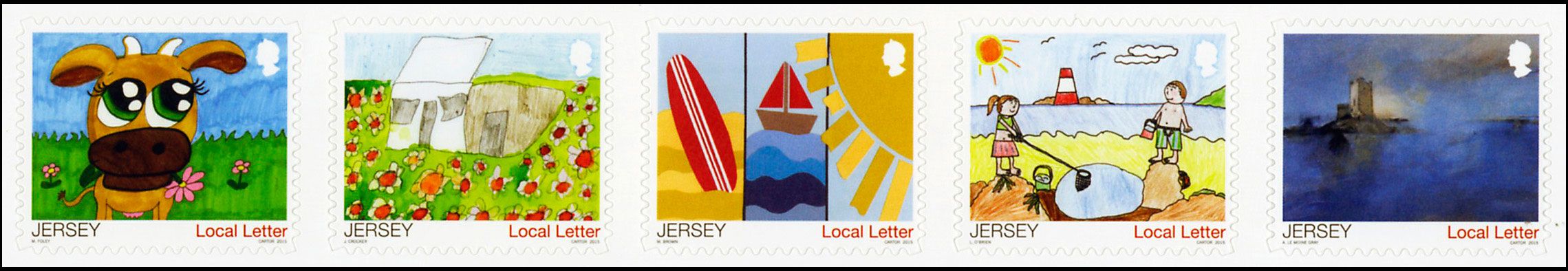 n° 2061 - Timbre JERSEY Poste