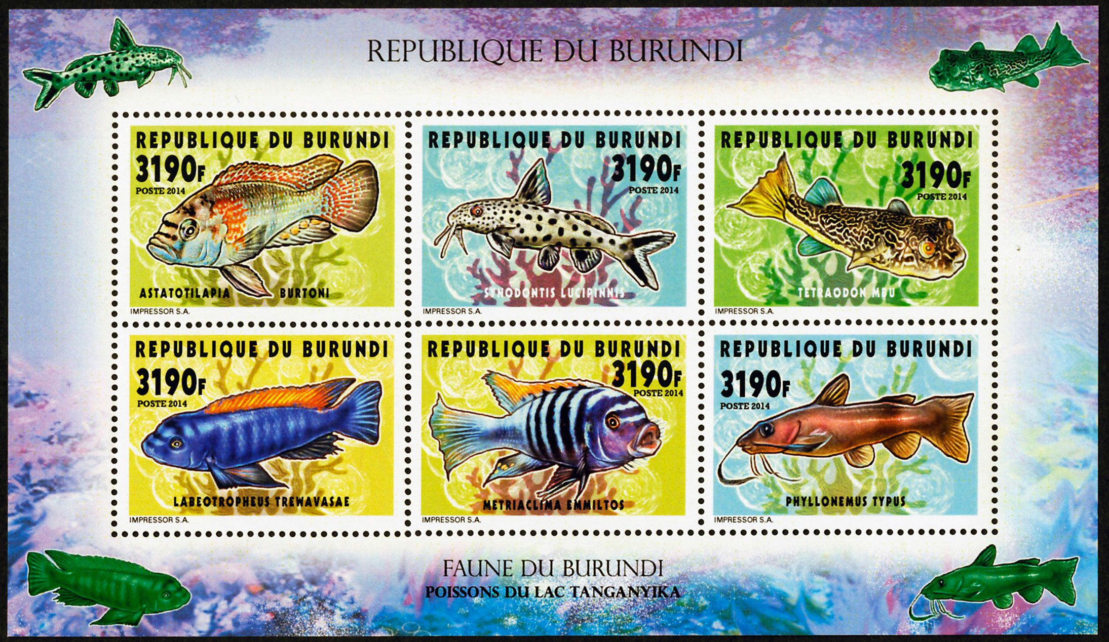 n° 2283 - Timbre BURUNDI Poste