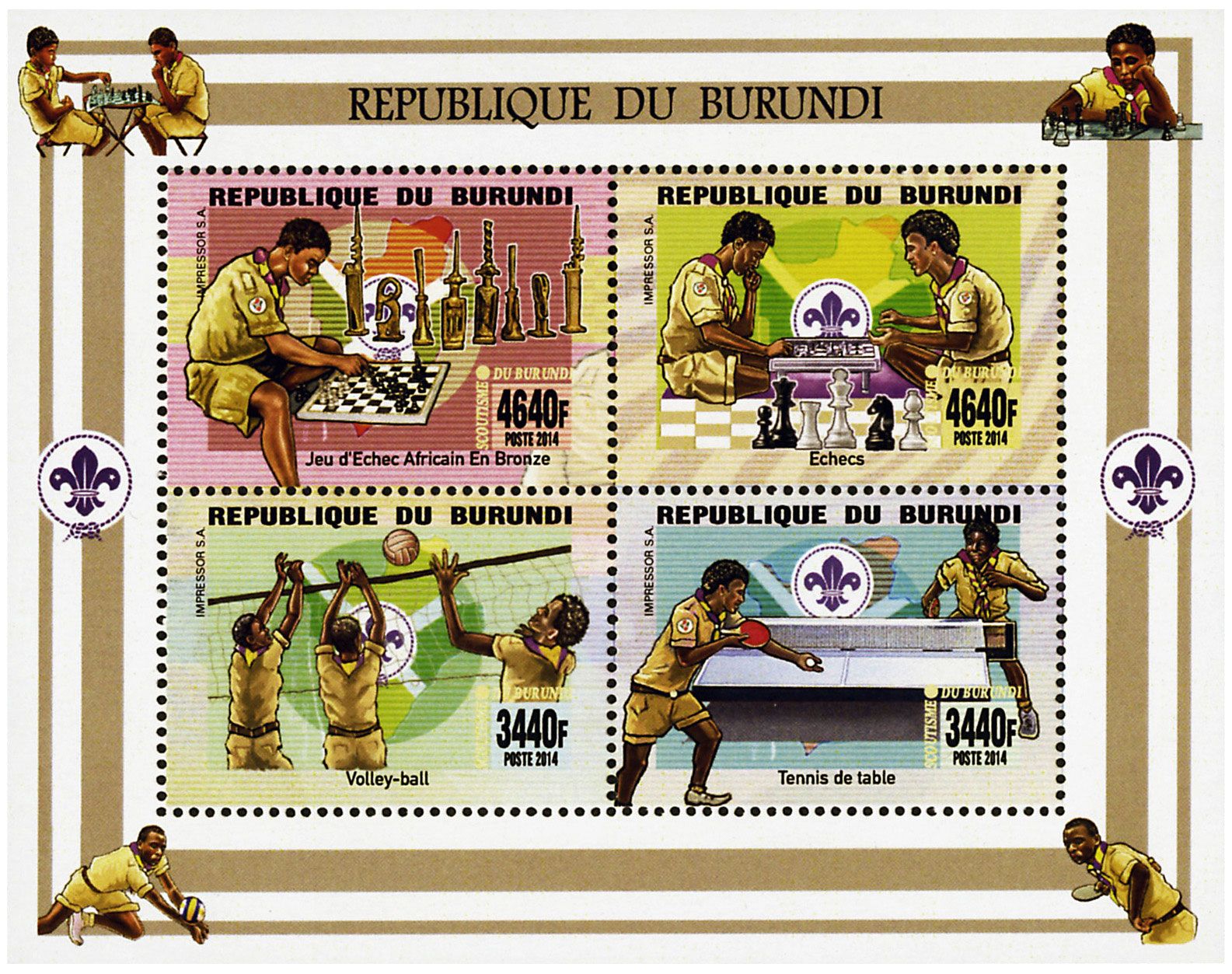 n° 2309 - Timbre BURUNDI Poste