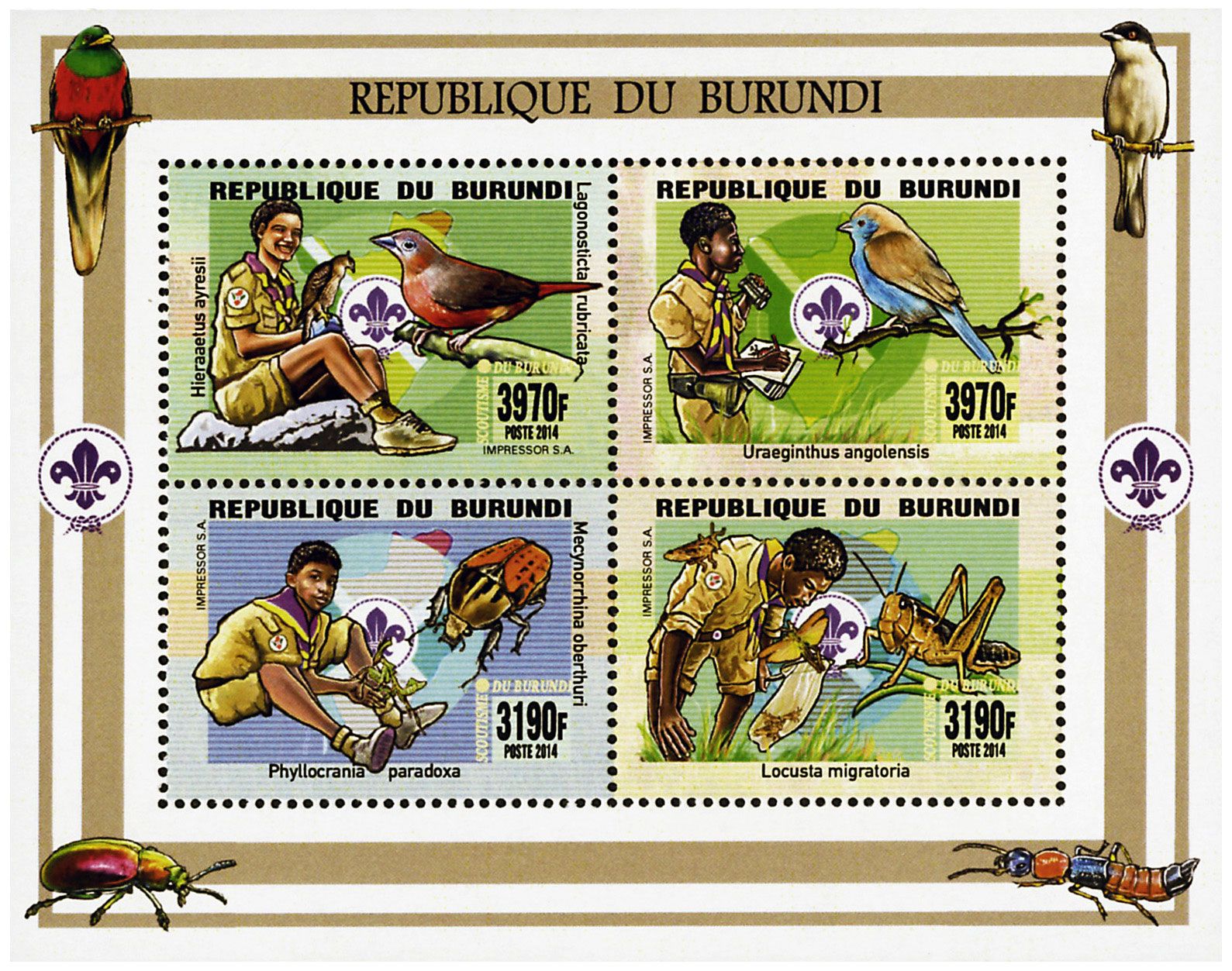 n° 2317 - Timbre BURUNDI Poste