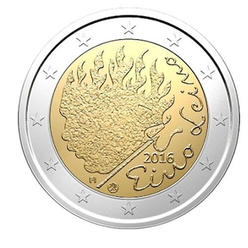 2 EURO COMMEMORATIVE 2016 : FINLANDE (Eino Leino)