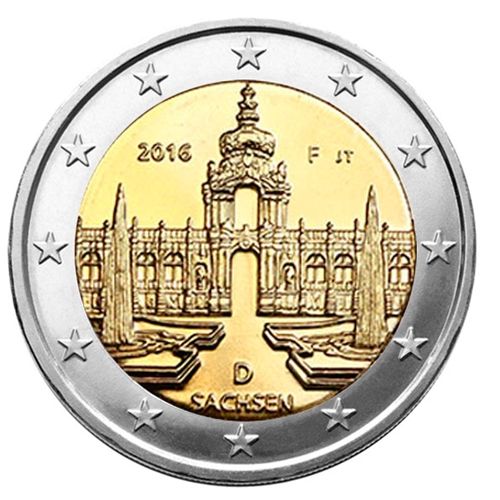 2 EURO COMMEMORATIVE 2016 : ALLEMAGNE (1 pièce)