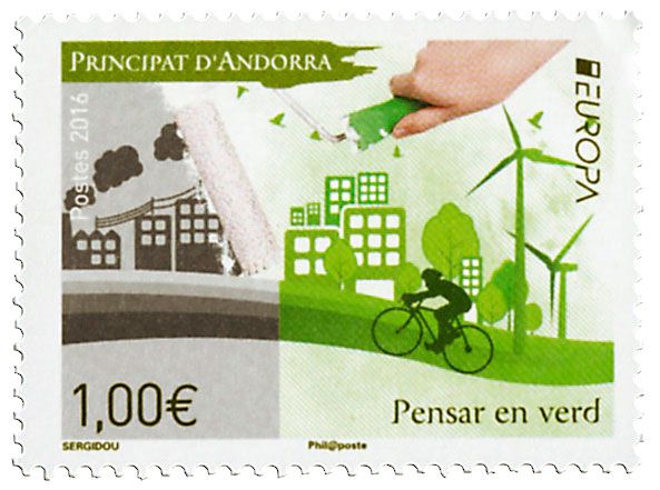 n° 783 - Timbre Andorre Poste (EUROPA)