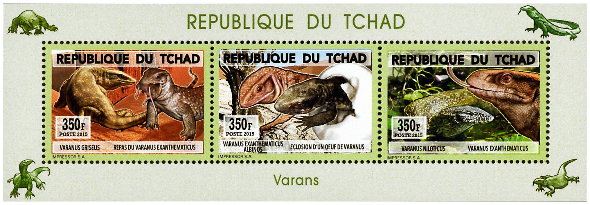 n° 1745 - Timbre TCHAD Poste