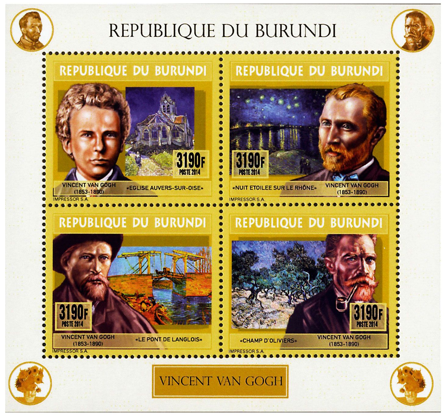 n° 2333 - Timbre BURUNDI Poste