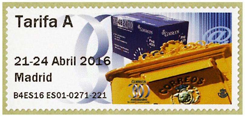 n° 129 - Timbre ESPAGNE Timbres de distributeurs