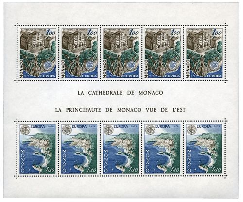 n°9/10, 12/14 - Timbre Monaco Blocs et Feuillets