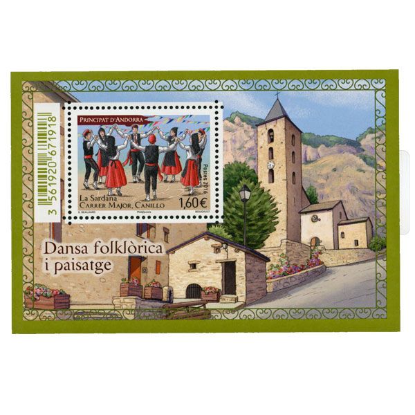 n° F786 - Timbre Andorre Poste