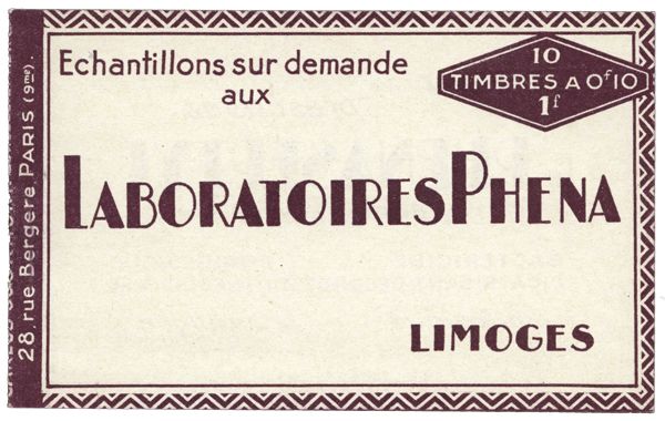 n° 188-C2 : Timbre France Carnet