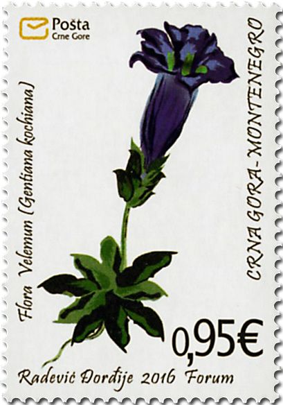 n° 384 - Timbre MONTENEGRO Poste