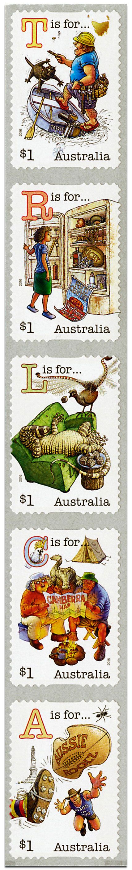 n° 4361/4365 - Timbre AUSTRALIE Poste