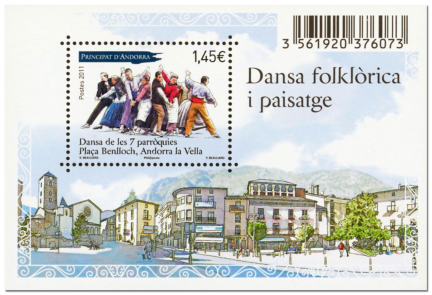 nr. 4 -  Stamp Andorra Souvenir sheets