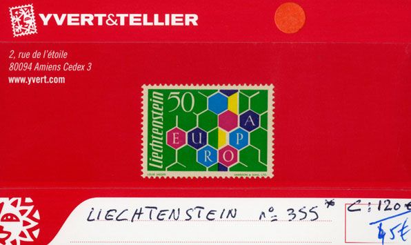 LIECHTENSTEIN - n°355*