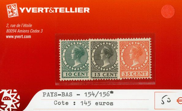 PAYS-BAS - n°154/156*