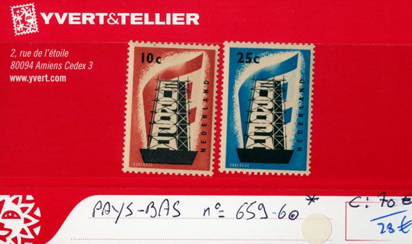 PAYS-BAS - n°659/660*