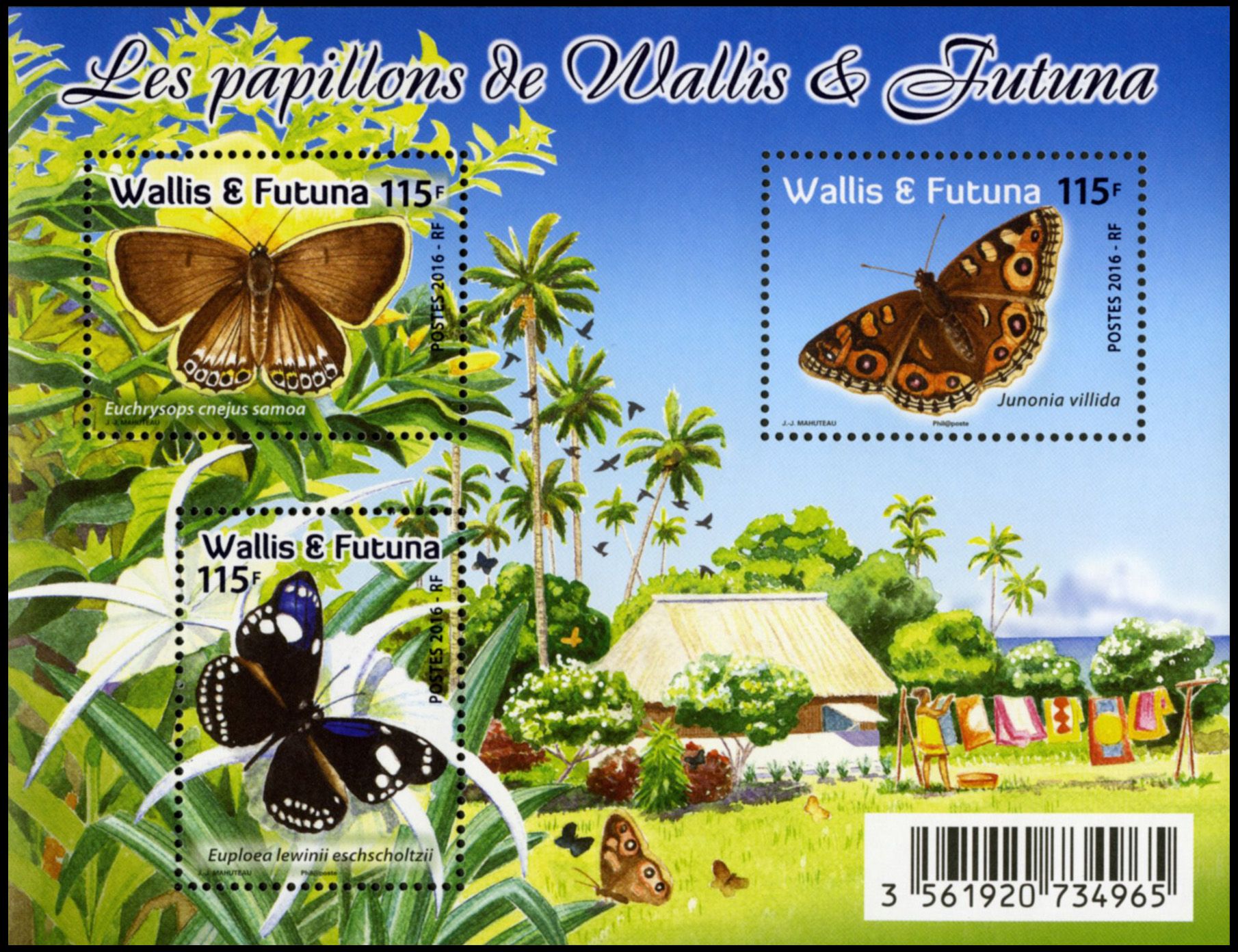 n° F855 - Timbre Wallis et Futuna Poste