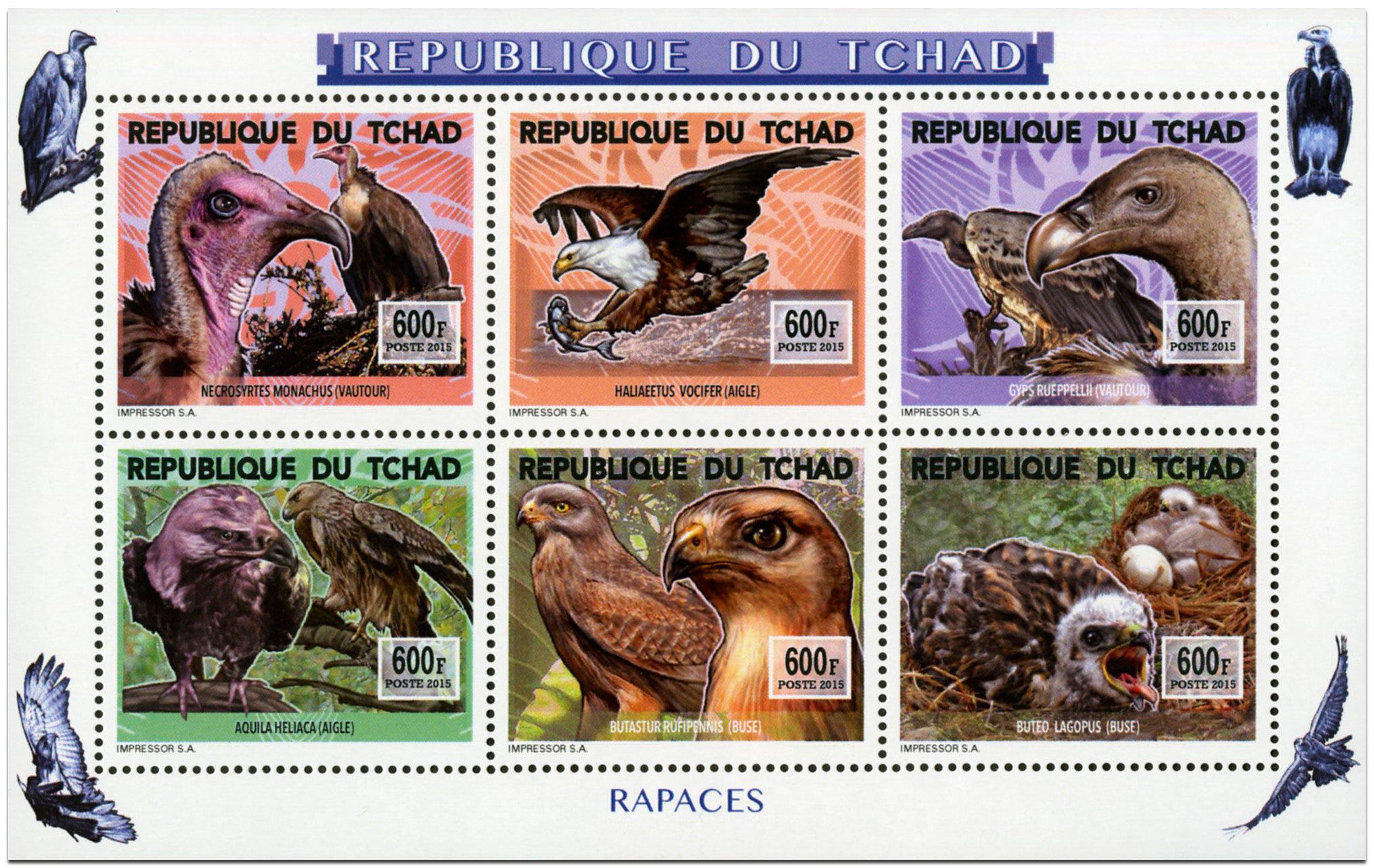 n° 1769 - Timbre TCHAD Poste