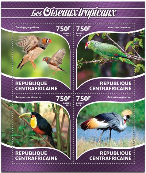 n° 3761 - Timbre CENTRAFRIQUE Poste