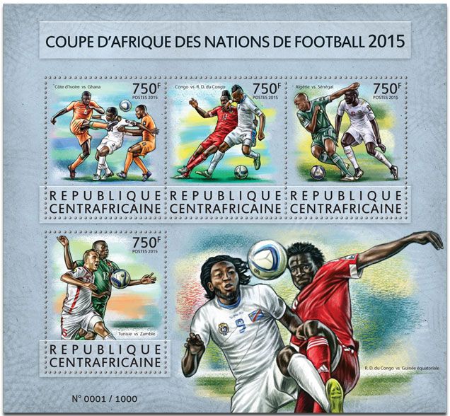 n° 3952 - Timbre CENTRAFRIQUE Poste