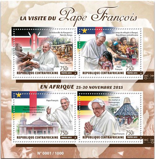 n° 4084 - Timbre CENTRAFRIQUE Poste