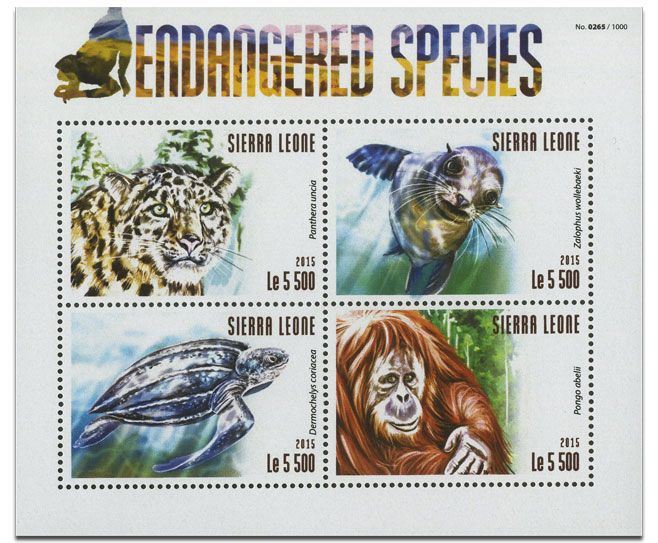 n° 5261 - Timbre SIERRA LEONE Poste