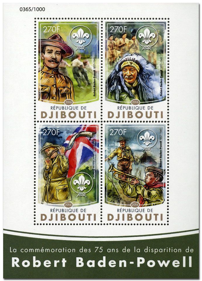 n° 947  : Timbre DJIBOUTI Poste