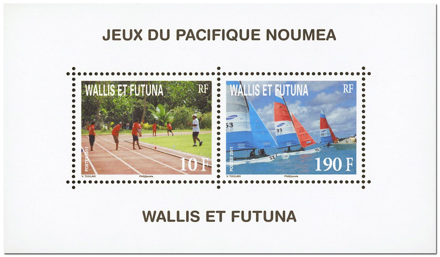 n° 26 -  Selo Wallis e Futuna Blocos e folhinhas