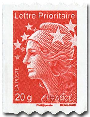 n° 599/600 -  Selo França Autoadesivos