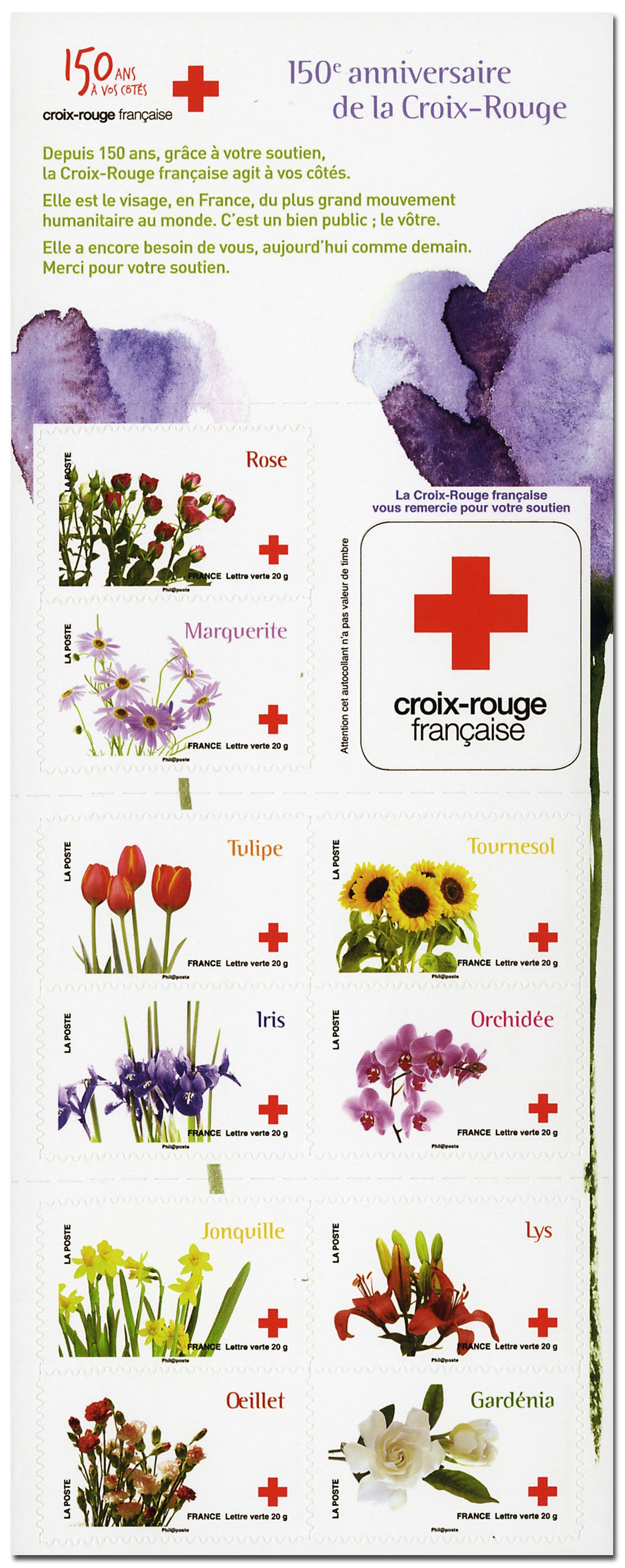 nr. 2059 -  Stamp France Red Cross Booklet Panes