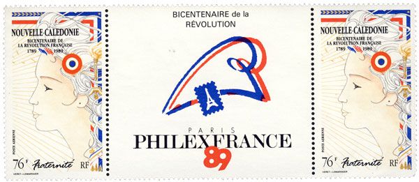 n° 261A/262A -  Timbre Nelle-Calédonie Poste aérienne