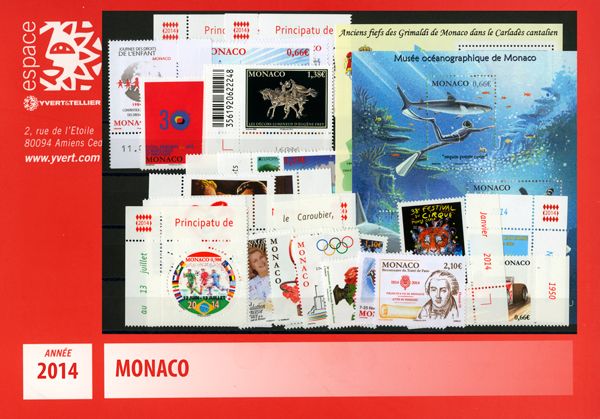 nr. 2907/2951 -  Stamp Monaco Year set (2014)