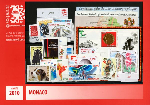 nr. 2719/2756 -  Stamp Monaco Year set (2010)