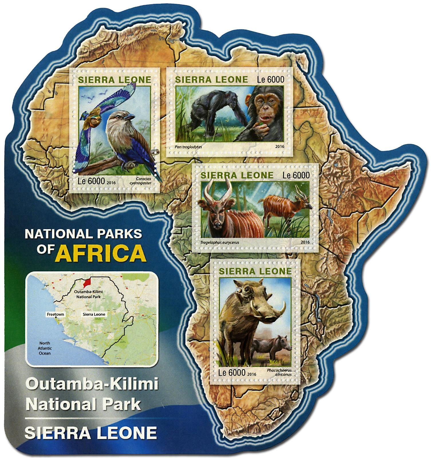 n° 5969 - Timbre SIERRA LEONE Poste