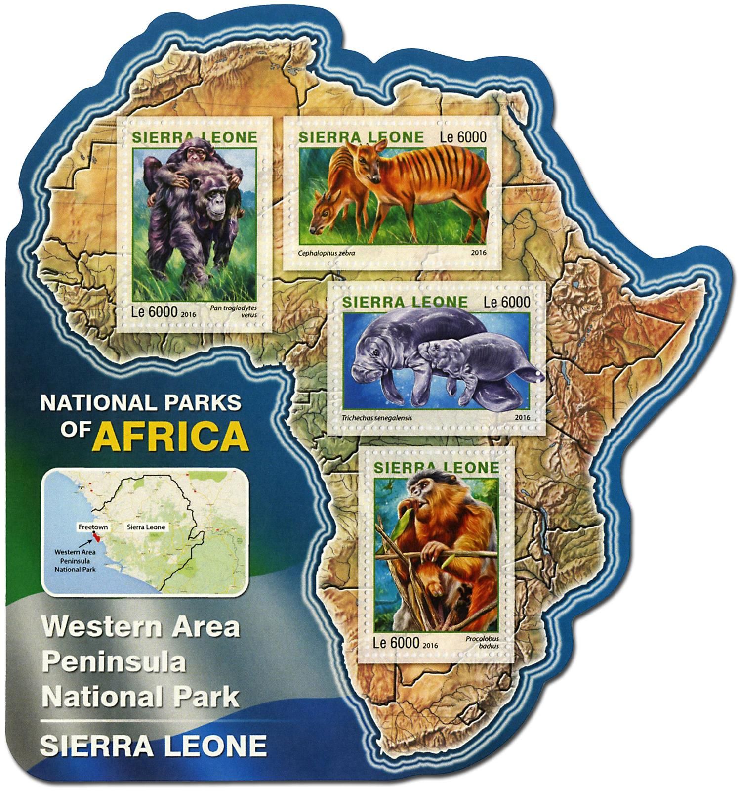 n° 5993 - Timbre SIERRA LEONE Poste