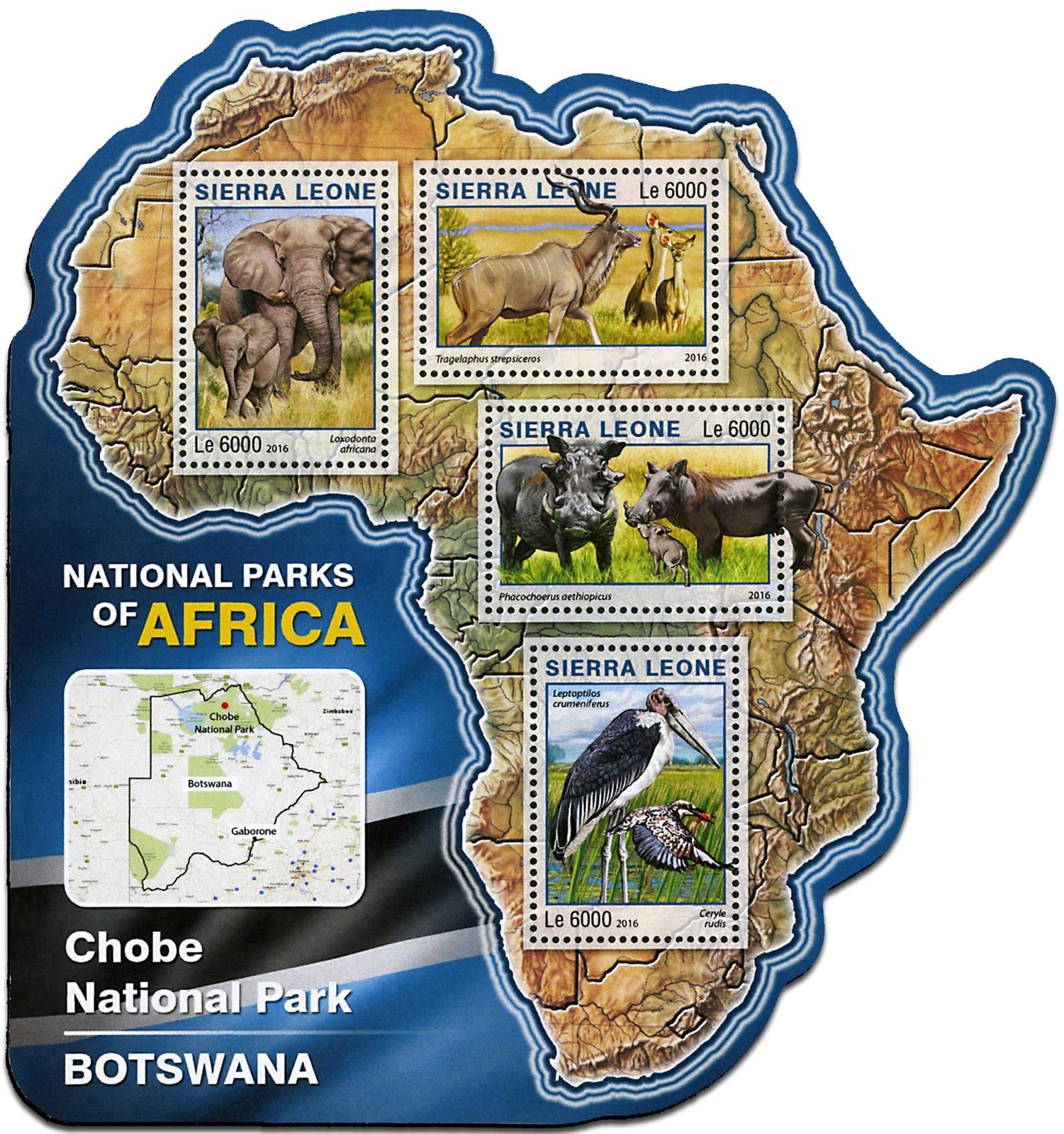 n° 6021 - Timbre SIERRA LEONE Poste