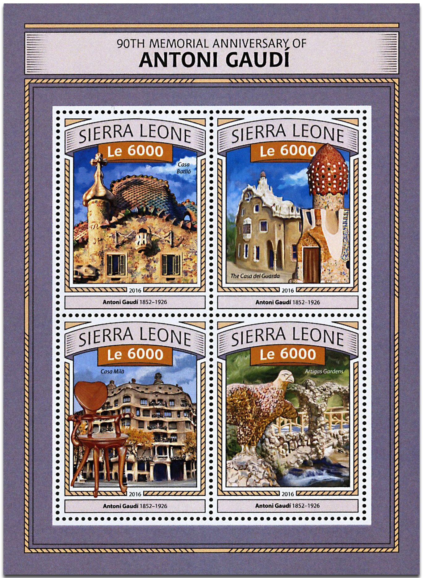 n° 6413 - Timbre SIERRA LEONE Poste