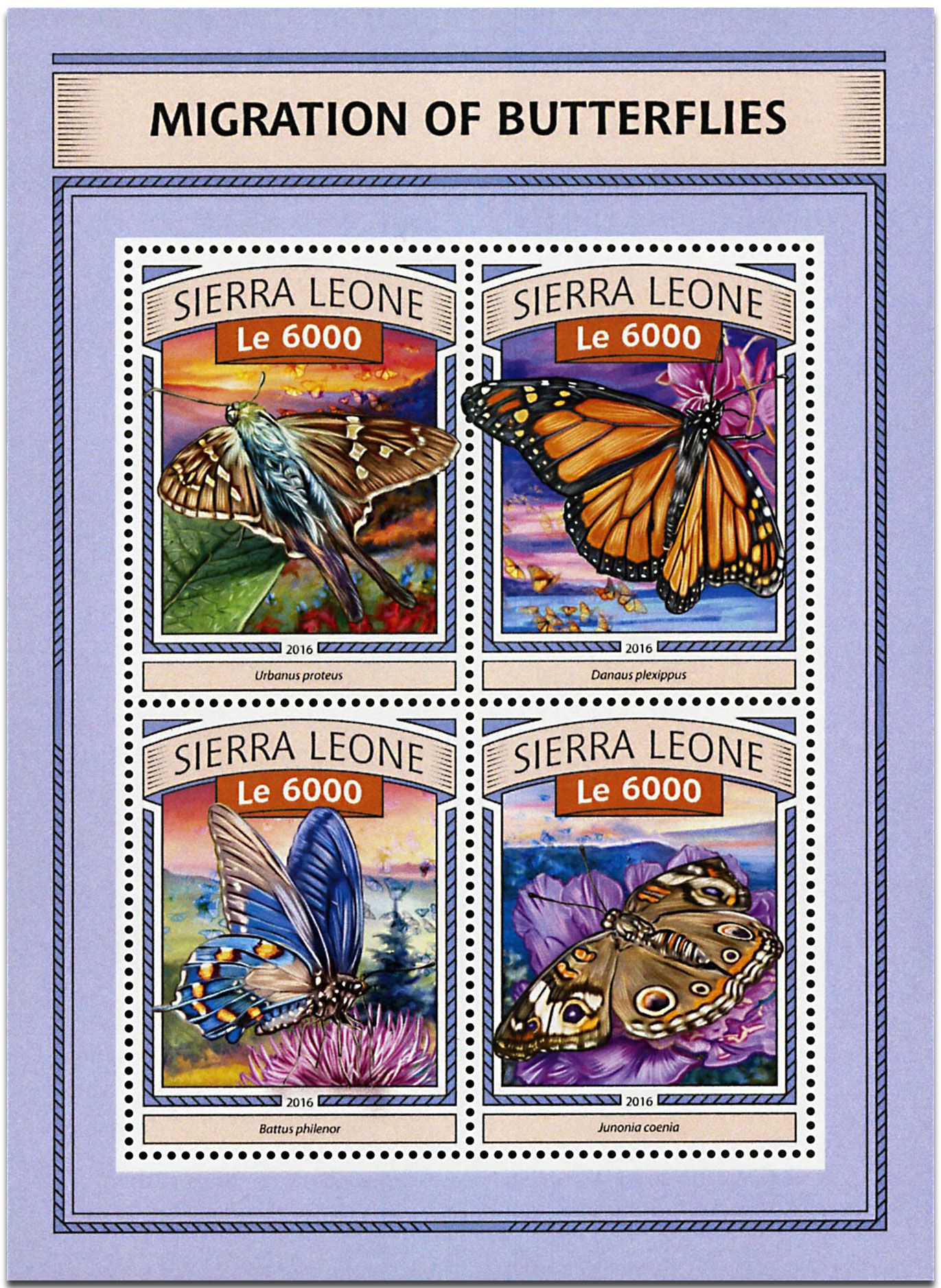 n° 6433 - Timbre SIERRA LEONE Poste