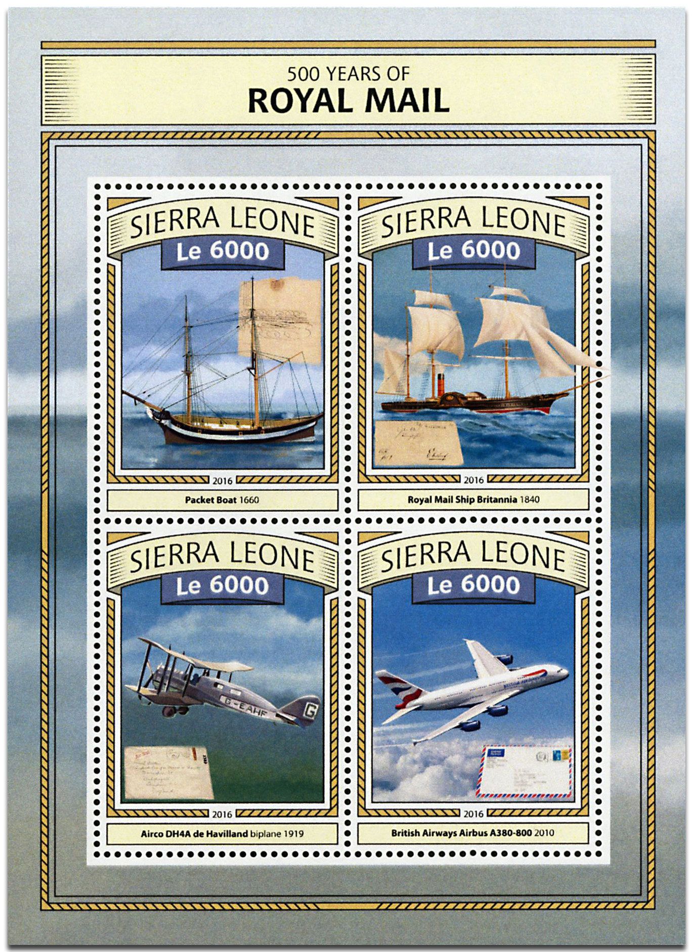 n° 6437 - Timbre SIERRA LEONE Poste