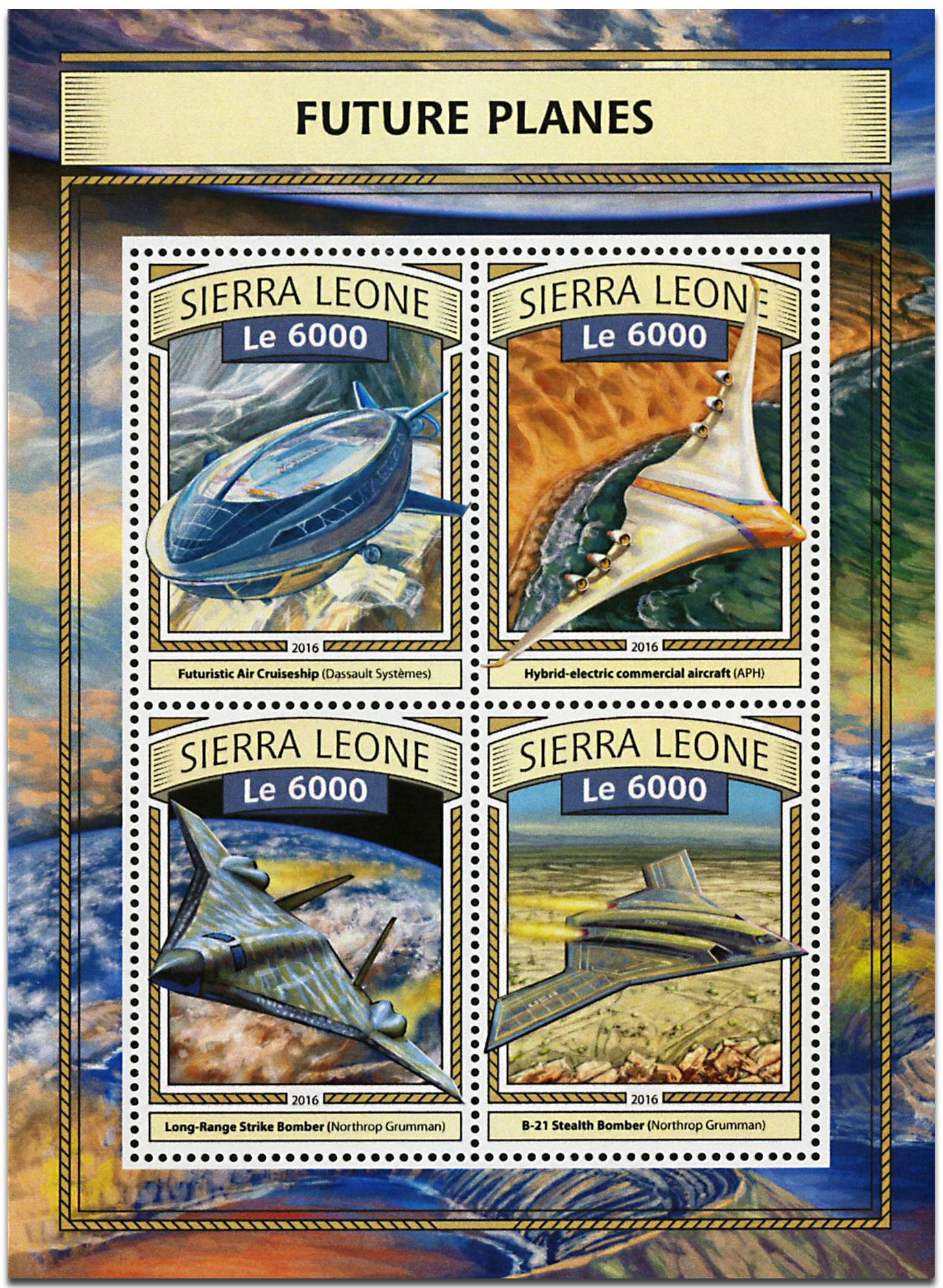 n° 6497 - Timbre SIERRA LEONE Poste