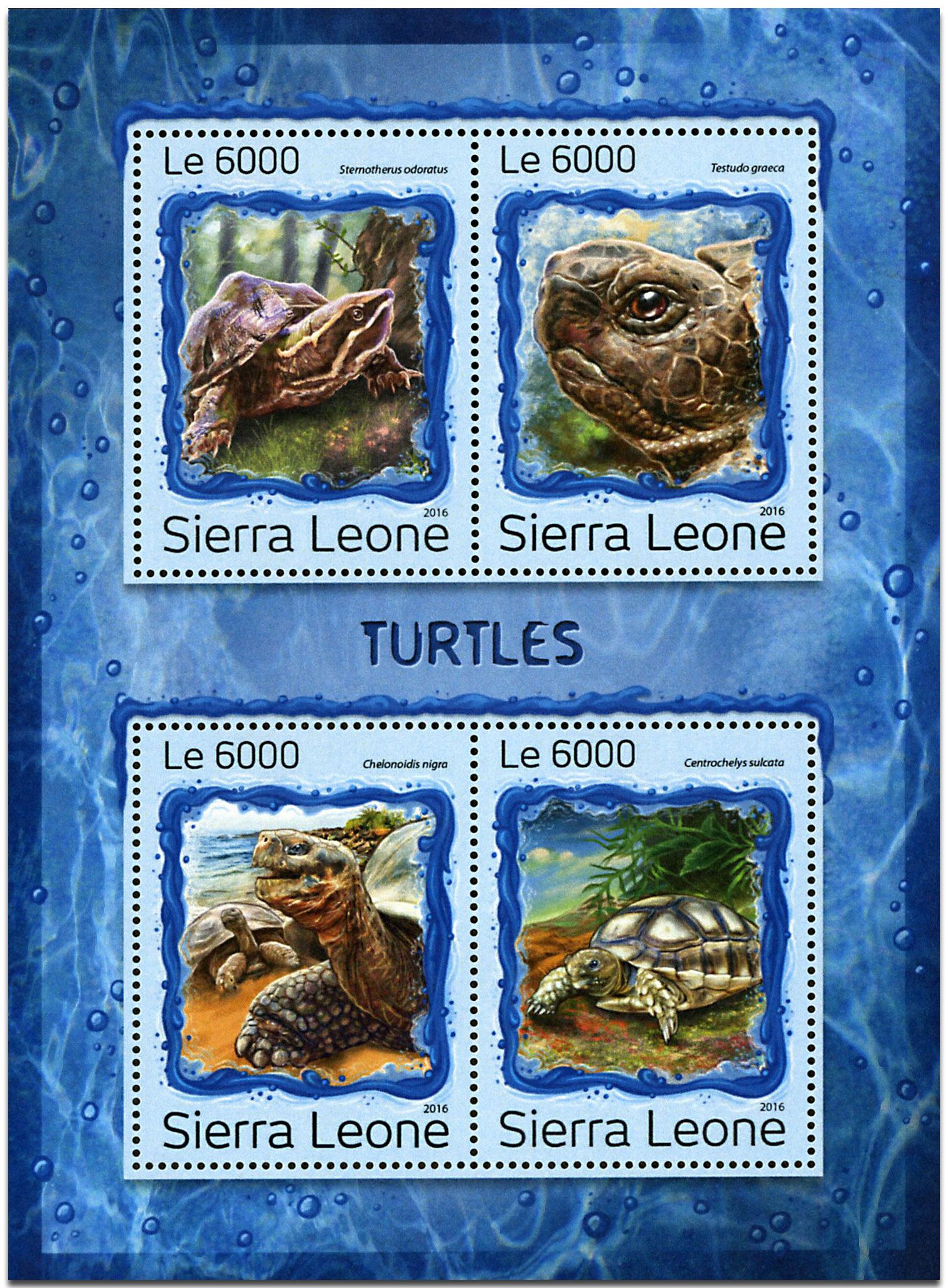 n° 6573 - Timbre SIERRA LEONE Poste