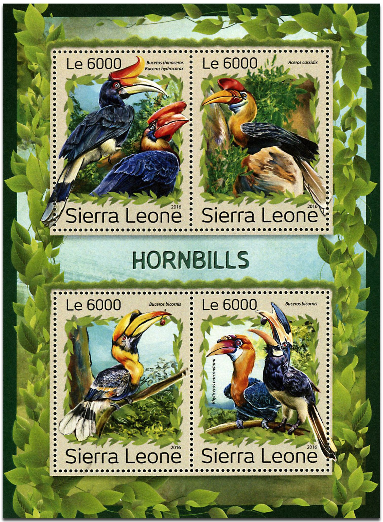 n° 6593 - Timbre SIERRA LEONE Poste