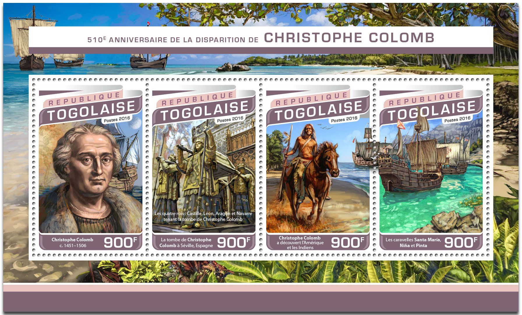 n° 5326 - Timbre TOGO  Poste