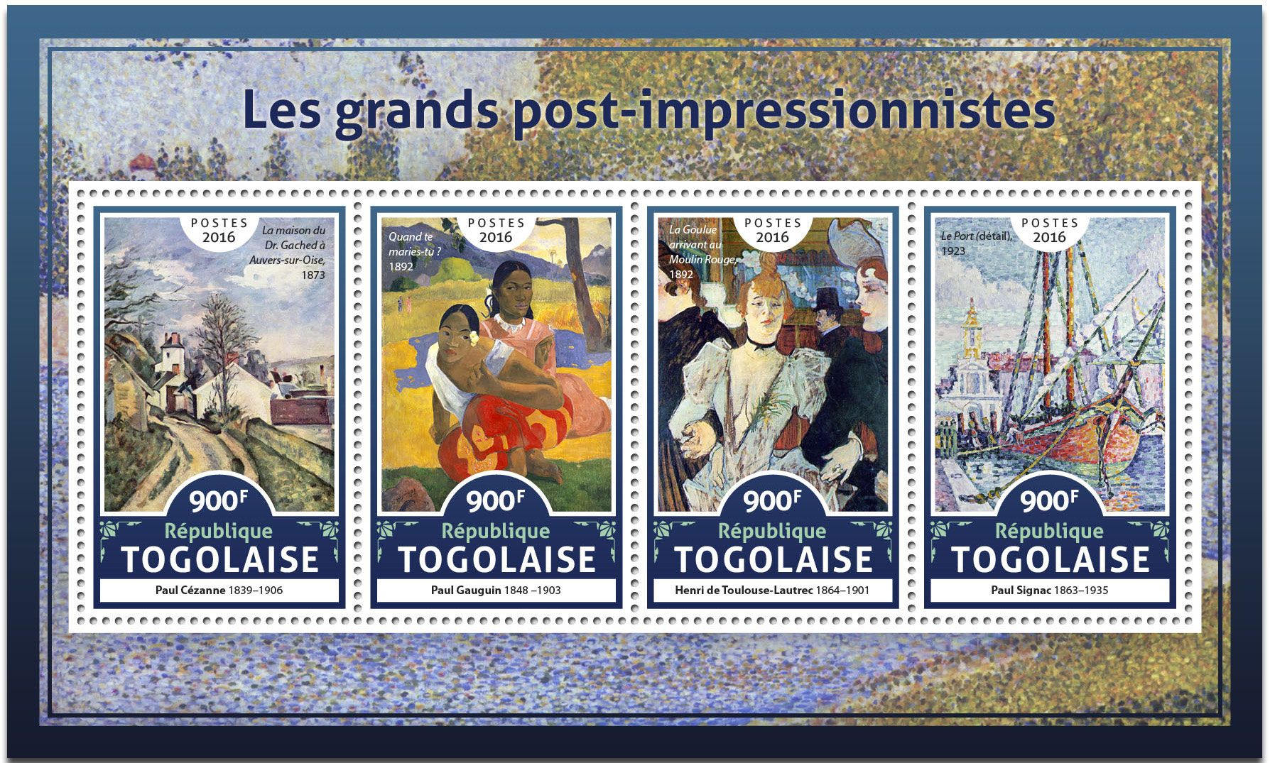 n° 5398 - Timbre TOGO  Poste