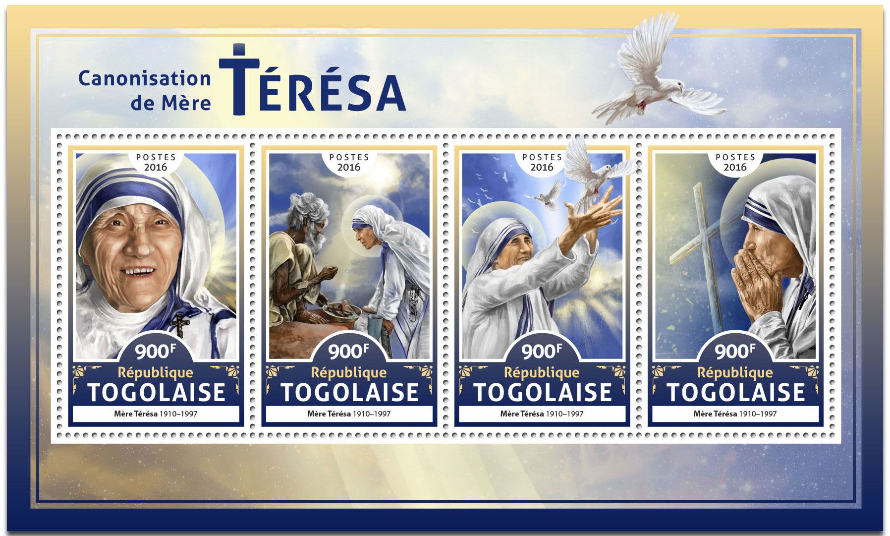 n° 5410 - Timbre TOGO  Poste