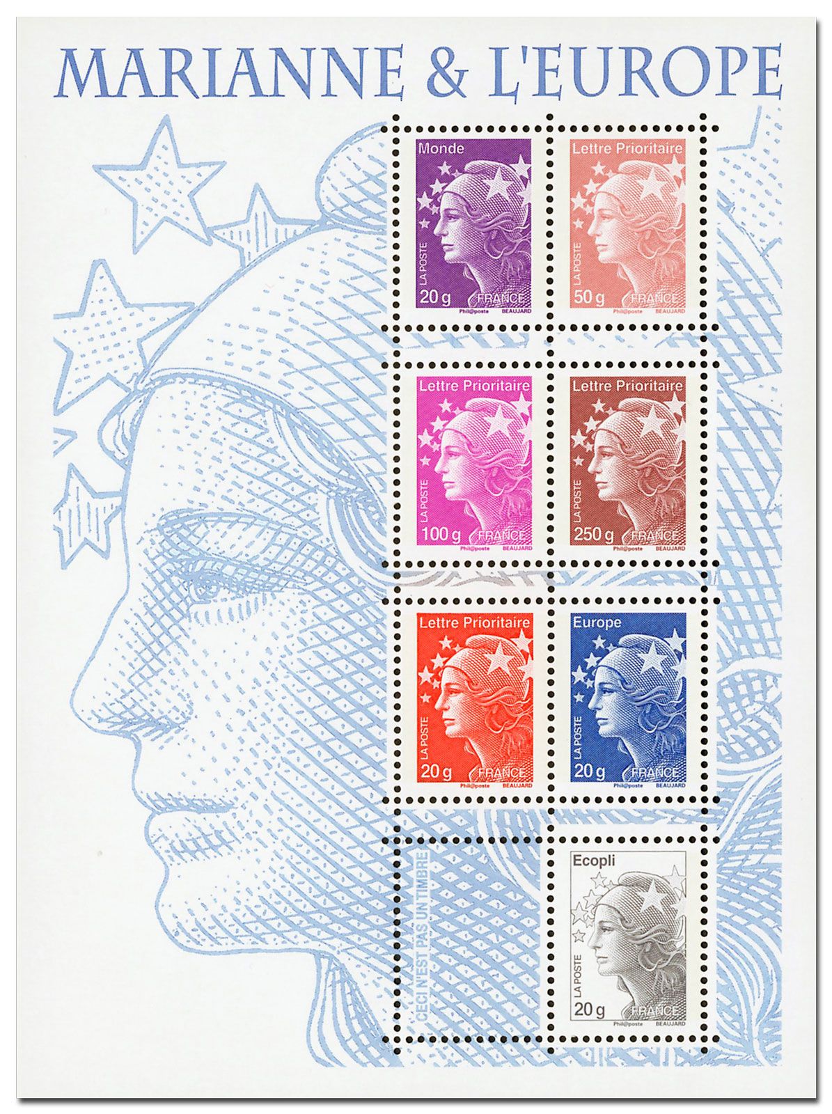 nr. F4614 -  Stamp France Mail