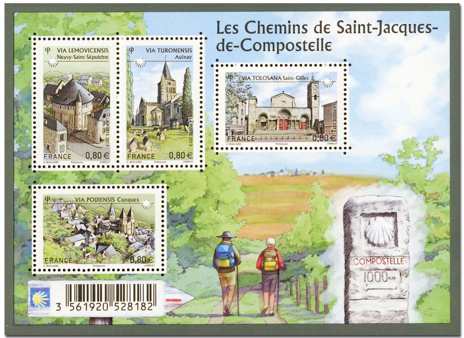 nr. F4725 -  Stamp France Mail