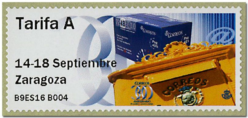 n° 134 - Timbre ESPAGNE Timbres de distributeurs