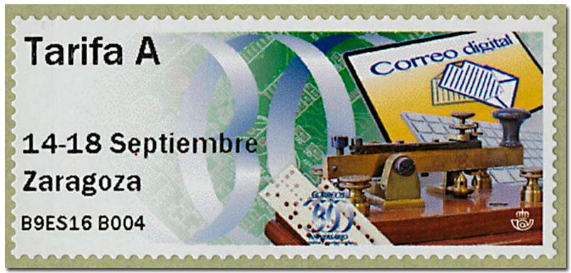 n° 135 - Timbre ESPAGNE Timbres de distributeurs