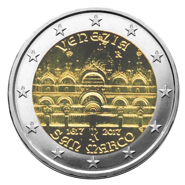 2 EURO COMMEMORATIVE 2017 : ITALIE (Basilique Saint Marc - Venise)