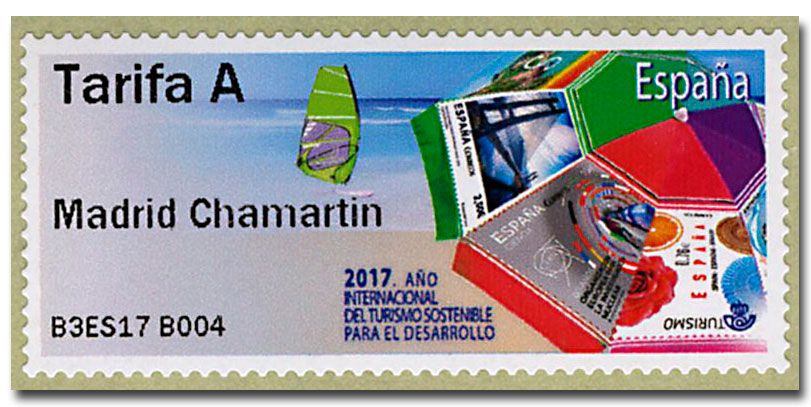 n° 136 - Timbre ESPAGNE Timbres de distributeurs